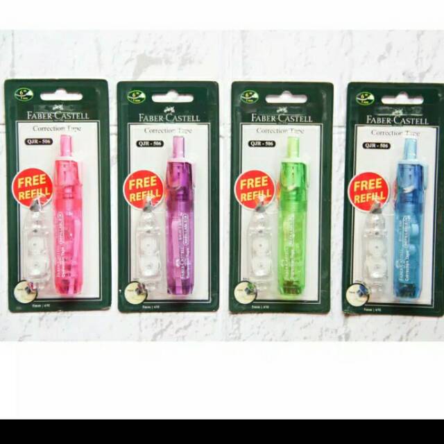 

Tipe x Rol Faber Castell 6 meter free refill QJR-506