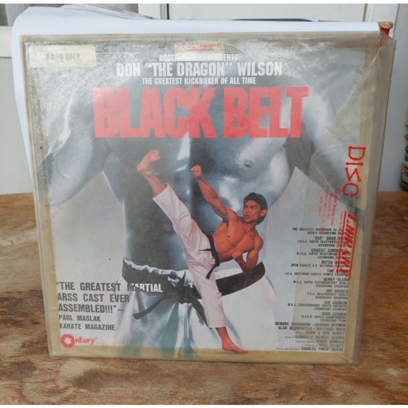 Kaset Laser disc Black Belt