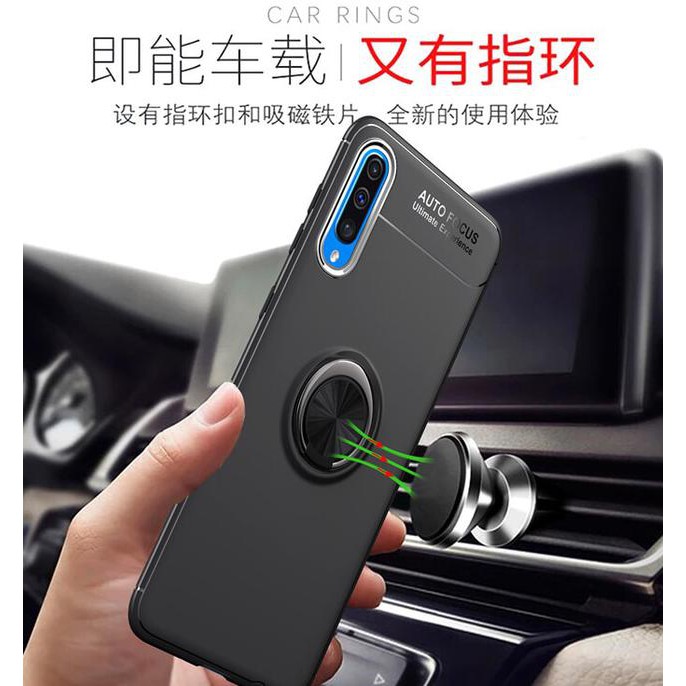 Samsung A70 A 70 Soft Case Autofocus With i-ring Original - Izhar.Farida