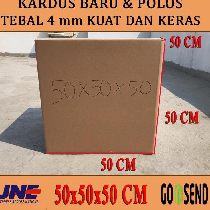 

☀ kardus box karton polos uk 50x50x50 ❈
