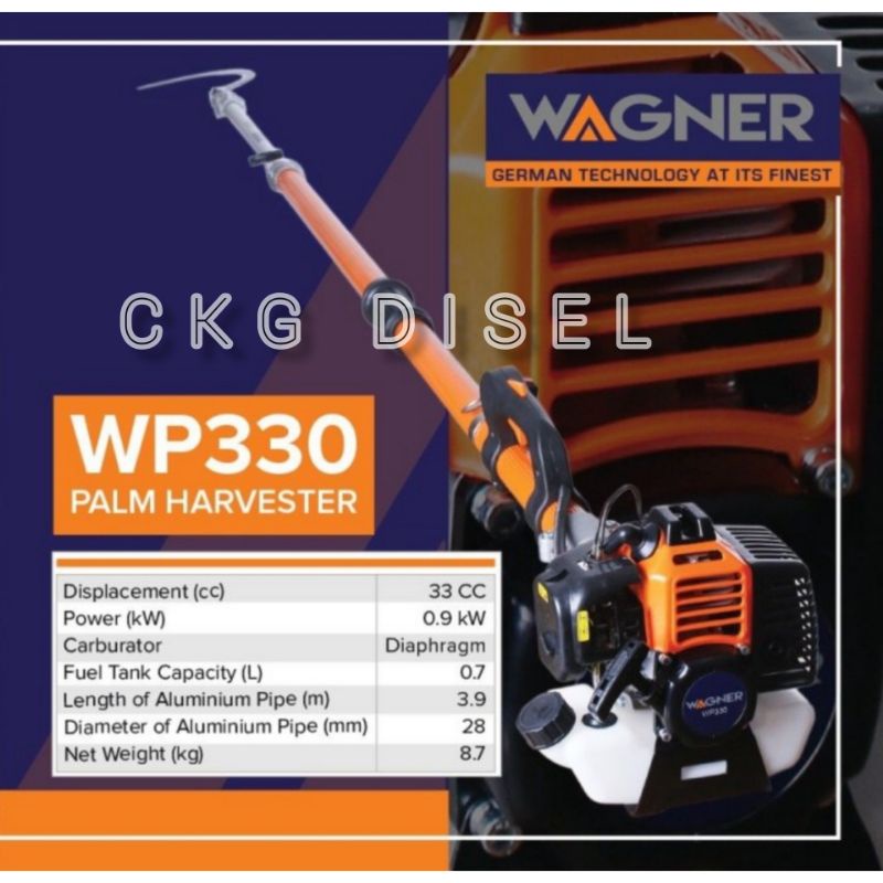 Mesin Dodos Panen Sawit Wagner WP 330 Palm Harvester