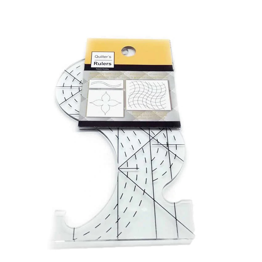 

Penggaris / Small ProSpine Quilting Template Groove Gelombang (QGPSSM)