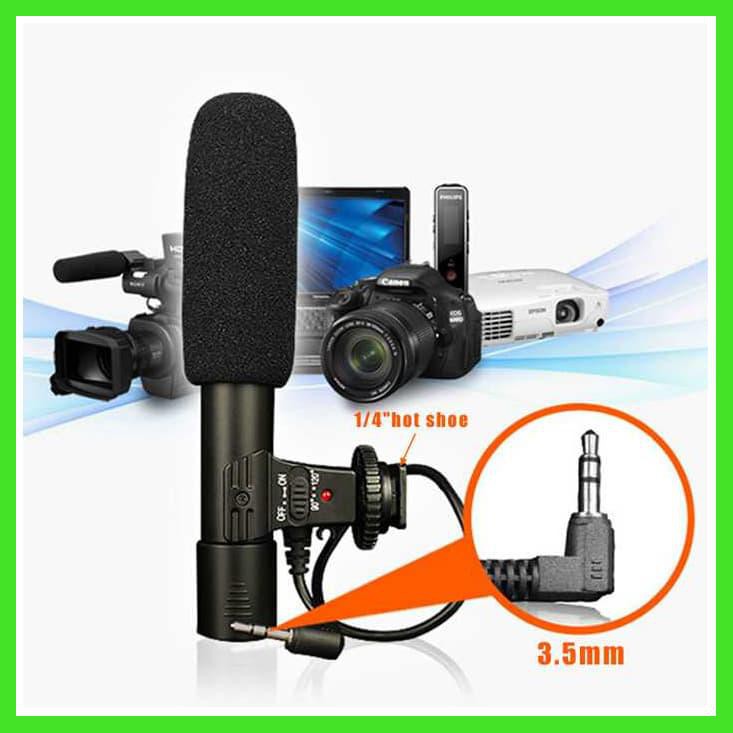 RAJAWALI MICROPHONE MIC-01 FOR CANON, NIKON DSLR, SONY HANDYCAM