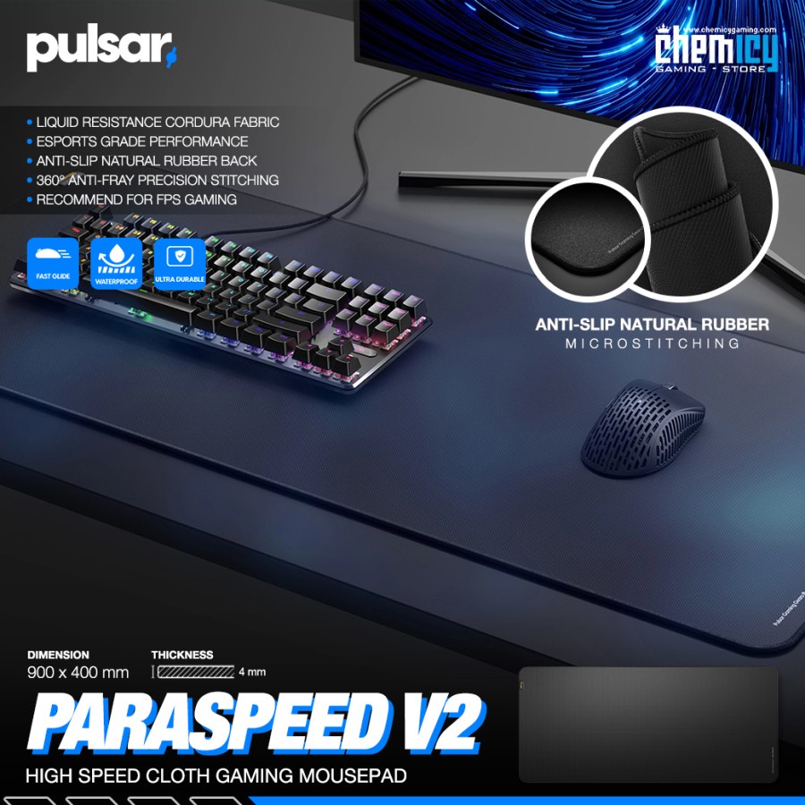 Pulsar ParaSpeed V2 XXL Cloth Gaming Mousepad