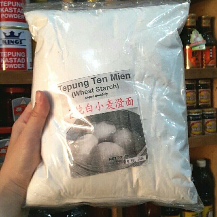 

PROMO [COD] tepung teng mien wheat starch SUPER untuk dimsum 1000gr