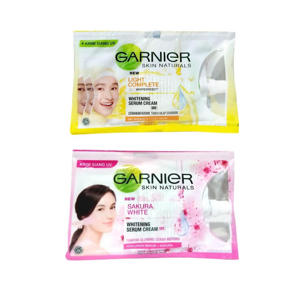GARNIER Sakura White Whitening Serum Cream UVA/UVB | Garnier Light Complete serum cream  7ml