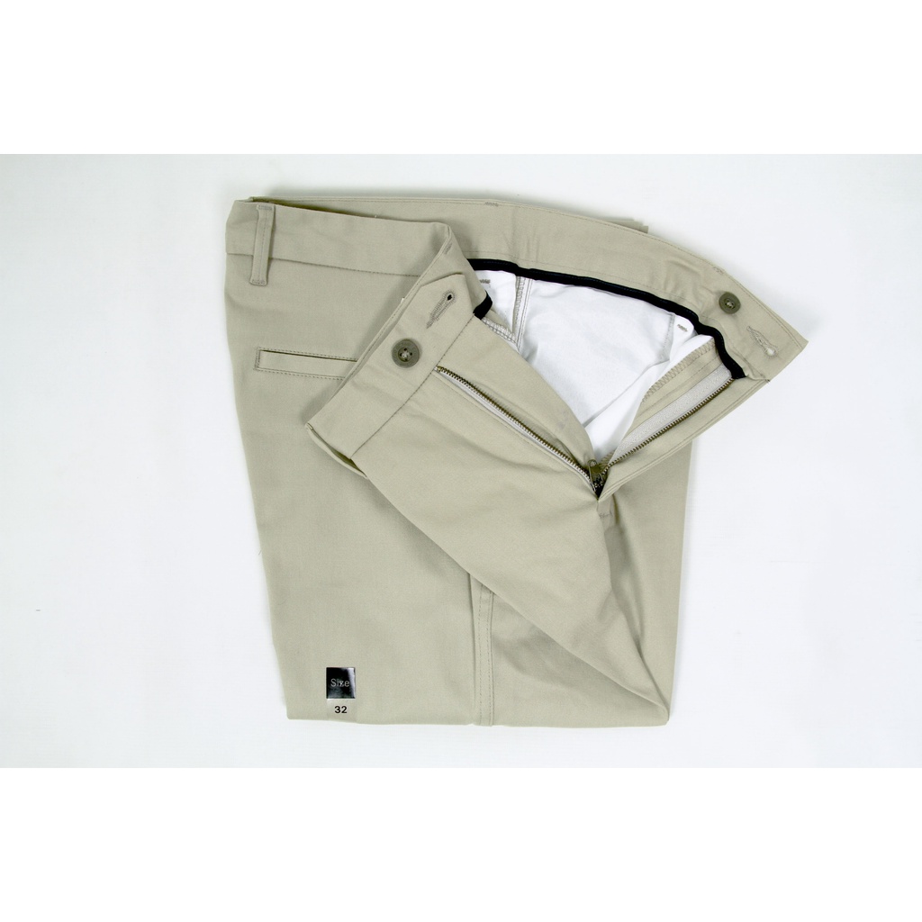 Celana Chino COLE Beige Slimfit Bahan Stretch 05 Original Premium Cotton | Celana Chino Pria | Bahan Melar