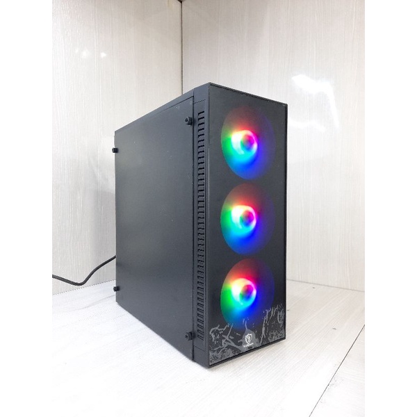 Pc Rakitan Murah Siap Pakai Casing Vurrion Gamma Black Core i7 Gen 2 Ram 4Gb Hdd 500Gb Bergaransi