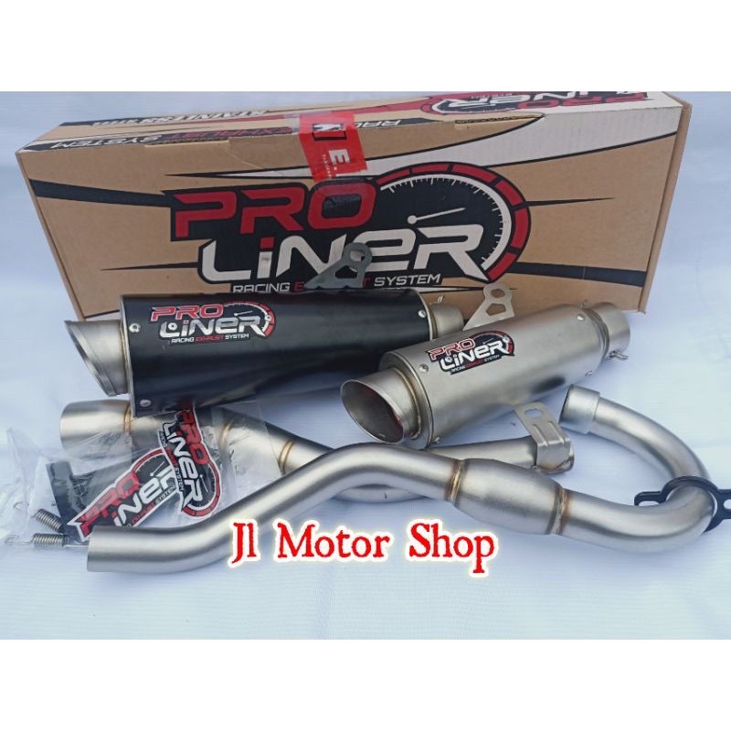 Knalpot Pro liner Proliner TR1 TR1-R Short Long Titan Black New CB150 R LED Original 100%