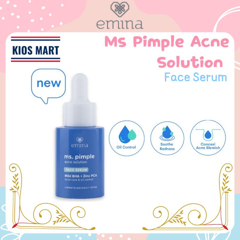 Emina Ms Pimple Acne Solution Face Serum 30ml