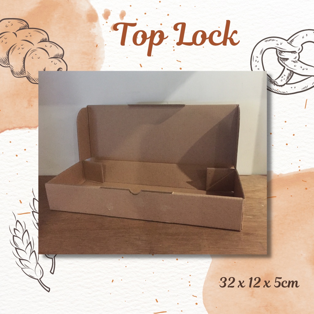 

Top Lock 32x12x5cm Dus Kue / Dus Barang / Box Barang