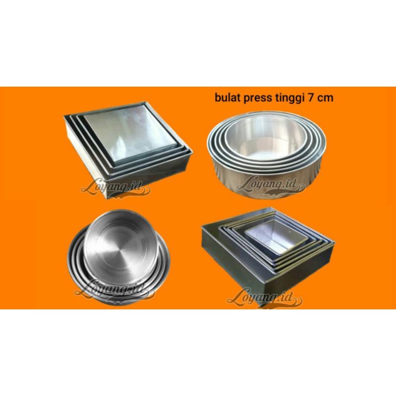 Loyang Persegi Kotak / Loyang Bulat Press / Loyang Bolu Gulung Lapis legit / Loyang Kue Spiku