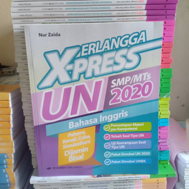 Buku Xpress Un Bahasa Inggris Smp Mts 2020 Erlangga Plus Kunci Jawaban Shopee Indonesia