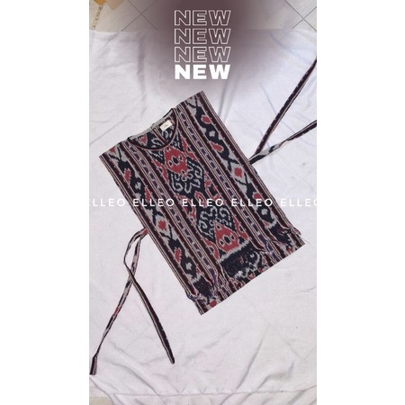 ELLEO ETNIK VEST TENUN IKAT ( TORA VEST/ROMPI WANITA )