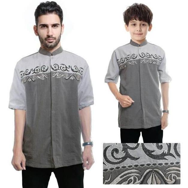 COUPLE KOKO BAPAK AK BAJU MUSLIM LENGAN PENDEK DARIUS 8 DFFV3251454