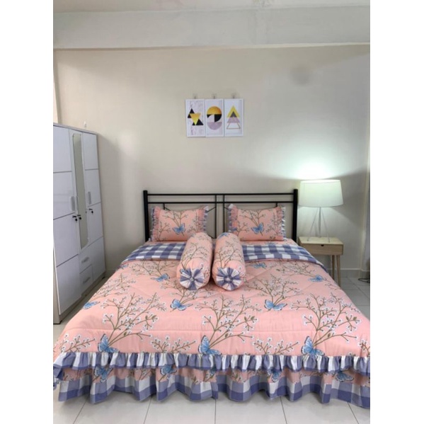 Bedcover sprei karet soraya bedsheet