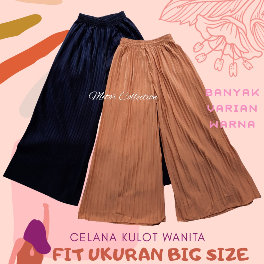 Celana KULOT PLISKET Celana kulot panjang Plisket Celana Plisket Wanita Kulot Panjang Wanita