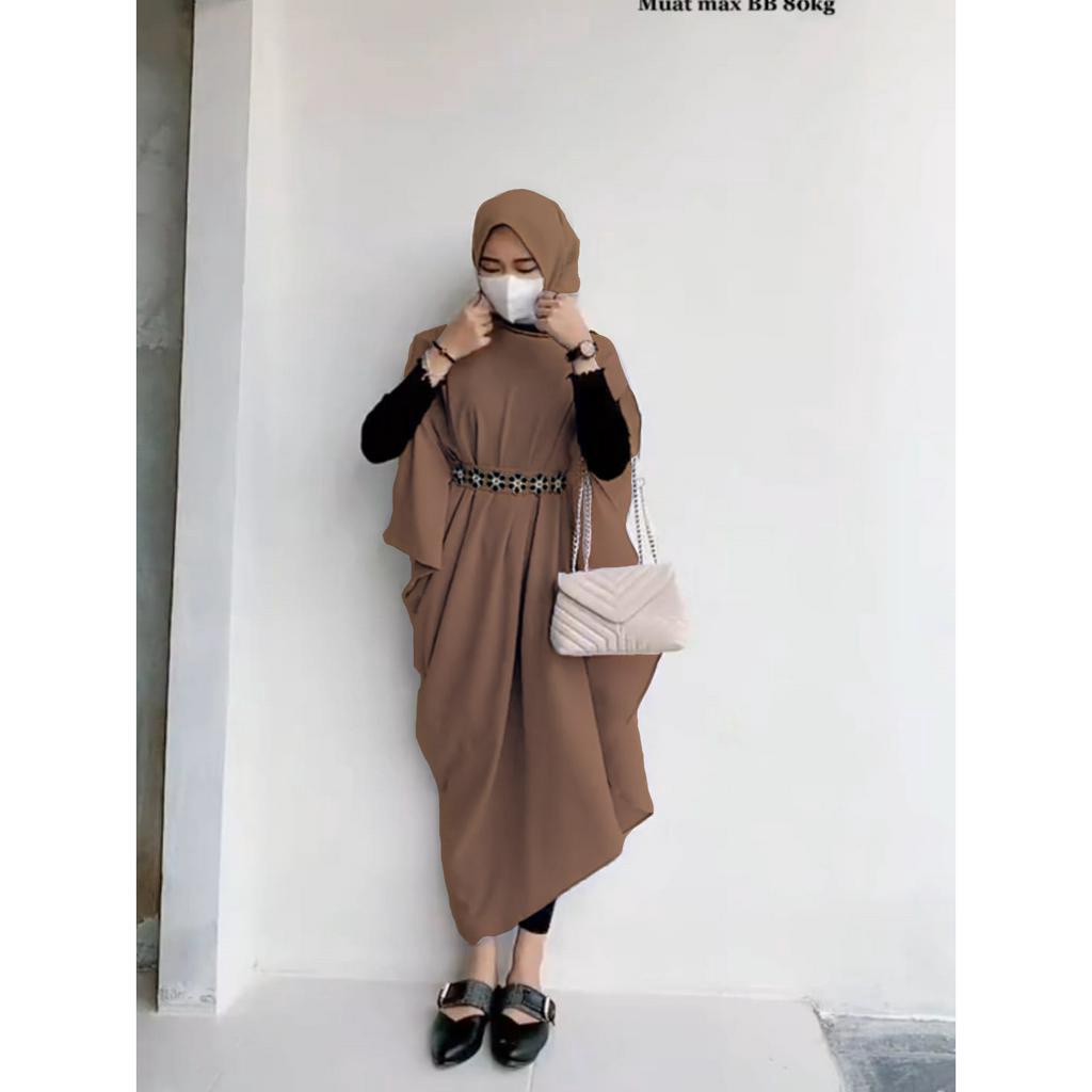 kaftan ceruty bebydol/Rinjani kaftan//murah//nyaman//adem//modis//cod