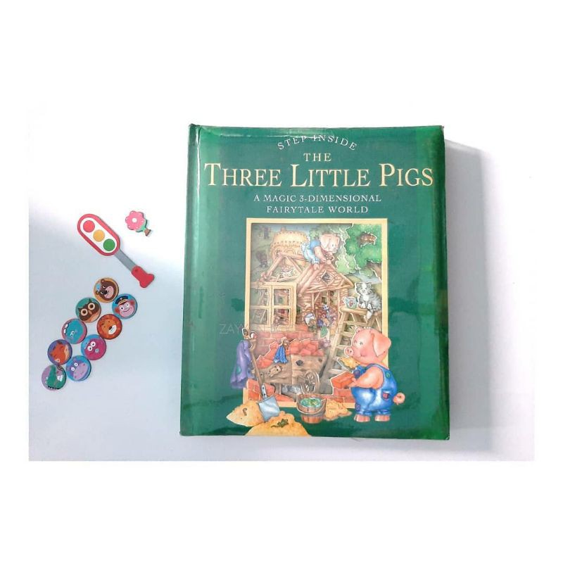 STEP INSIDE 3D BOOK - 3 LITTLE PIGS