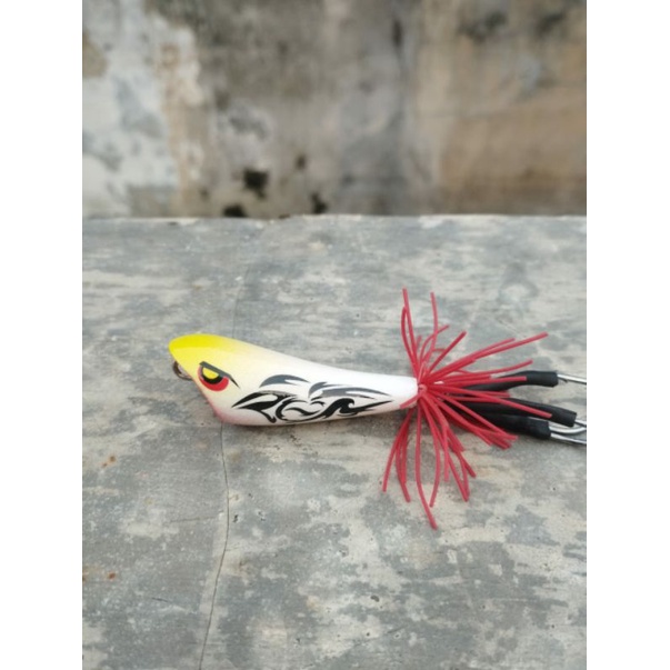 JF GEOL JUMPFROG KAYU GEOL UMPAN CASTING GABUS