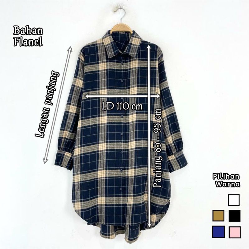 HAYLA TUNIK / tunik kotak kekinian / baju wanita termurah