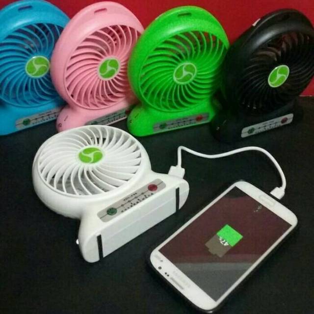 Power Bank Kipas Kipas Angin Mini Portable Mini Fan 