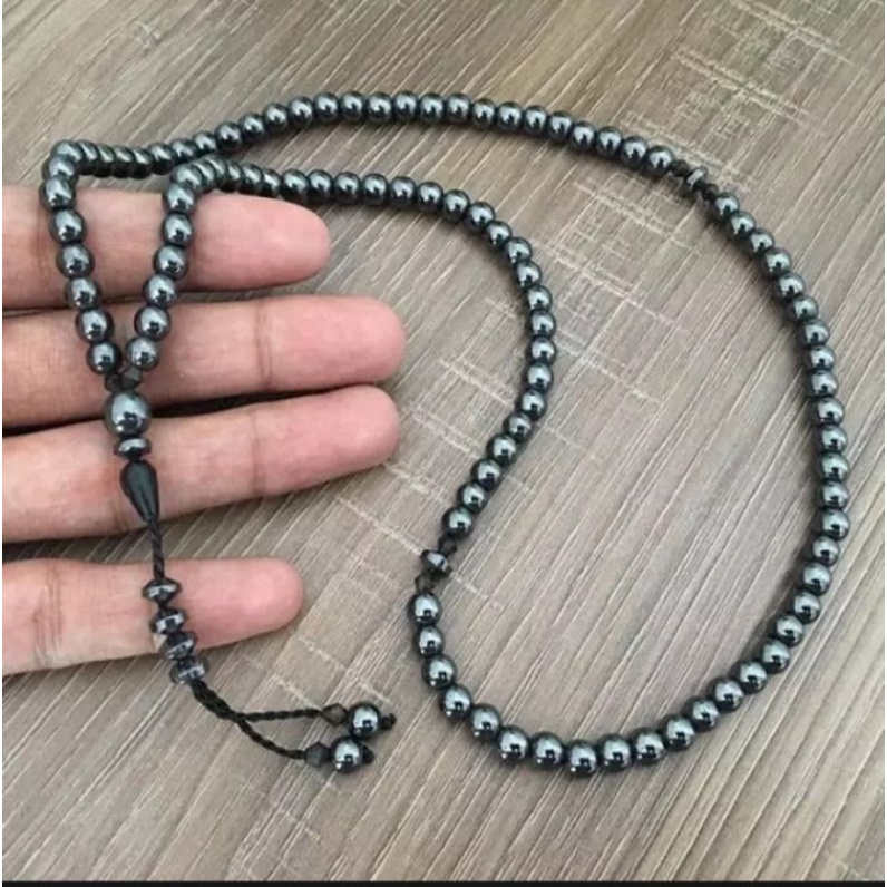 tasbih batu blustin 99 butir batu alam natural 100%