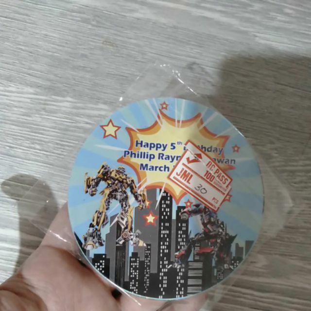 Stiker Lingkaran Syukuran 4 Bulanan