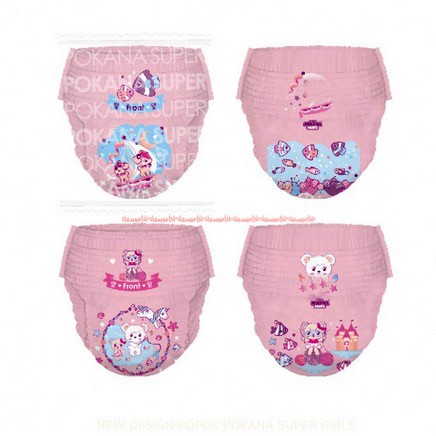 Pokana Pants Super Baby Pants XXL 20 Girls Anak 15-25kg Popok Celana
