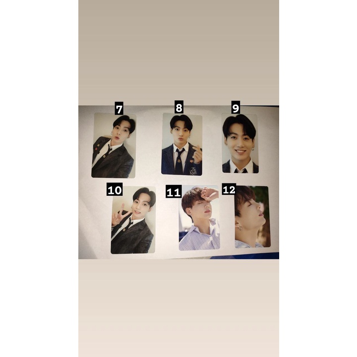 PHOTOCARD DICON BTS SHARING 101