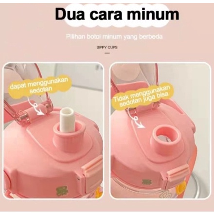 BOTOL MINUM ANAK TEDY BEAR GEMOY 1,2L &amp; 1,4 L