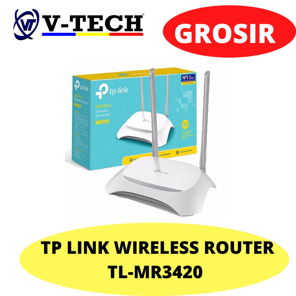 TP LINK WIRELESS ROUTER TL-MR3420