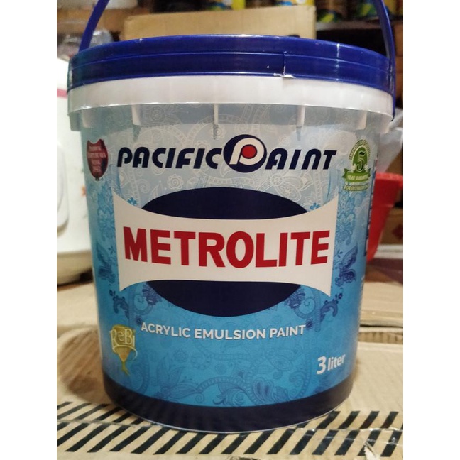 Ochieofc Cat Metrolite Pacific Paint Putih 5Kg