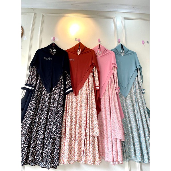 HOMEY DRESS PREMIUM / HOME SET ALEYA BY POPPI SYARI / GAMIS WANITA TERBARU