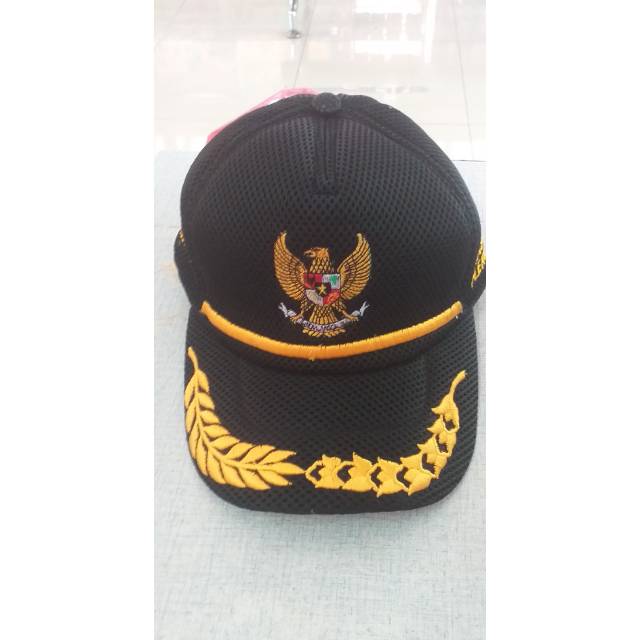 Topi Padi Kapas Bordir /Topi Bordir Garuda