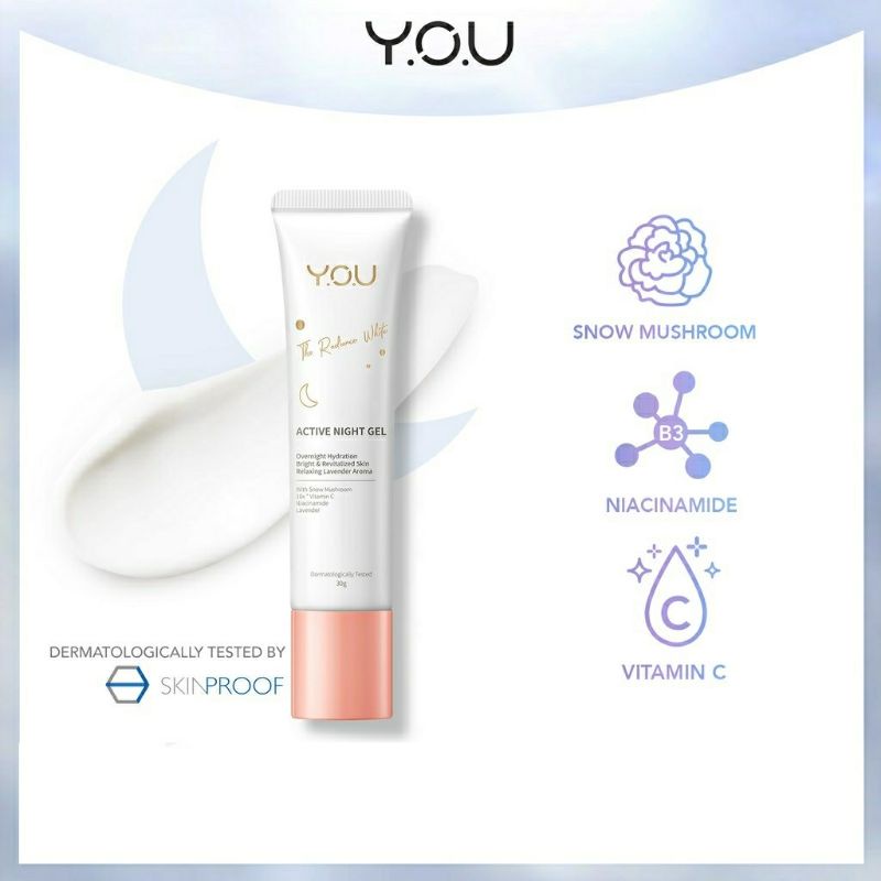 YOU RADIANCE ACTIVE NIGHT GEL30g