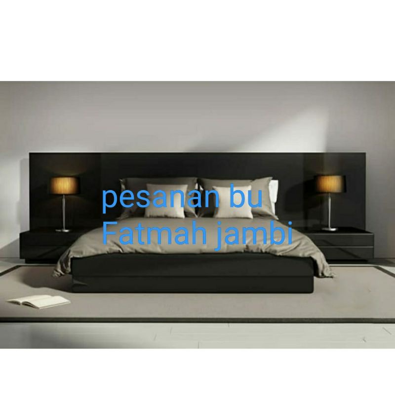 Dipan Jati Ranjang Minimalis Tempat Tidur Nakas Dipan Pendek