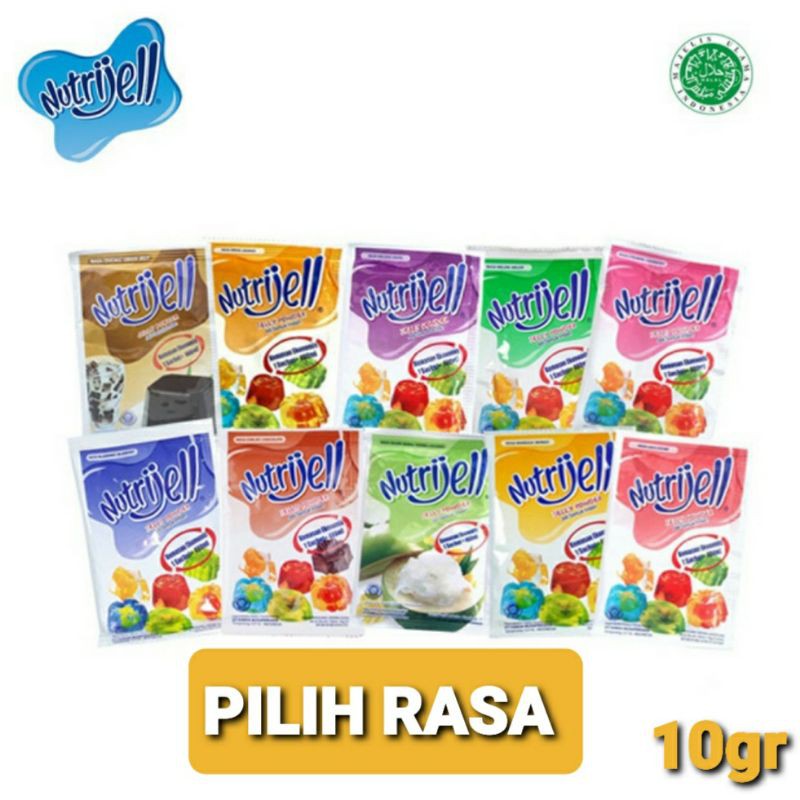 

NUTRIJEL nutrijell jelly powder RASA PILIH VARIAN 10g