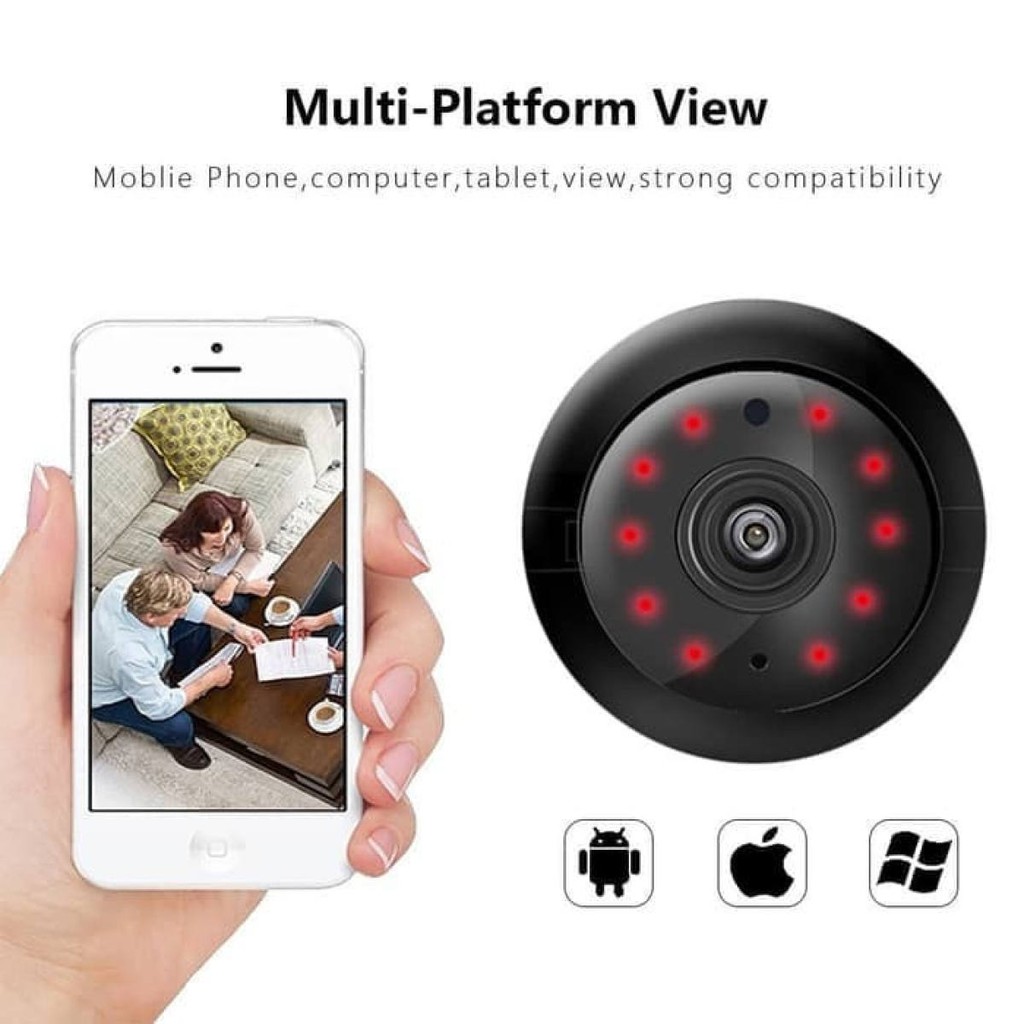 IP CAMERA MINI V380 - HD Wireless Ip Mini Camera Wifi Smart Net Cam Aplikasi V380 / Ip Camera Wifi