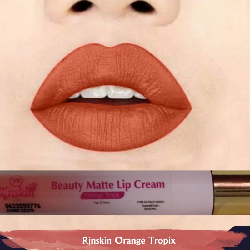 BPOM BEAUTY MATTE LIP CREAM NR GLOW RJNSKIN LIP MATTE KOSMETIK