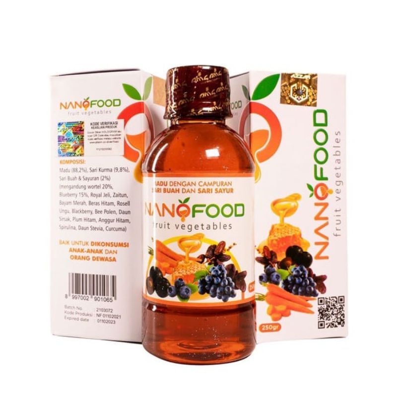 MADU NANOFOOD ORI MADU NANO FOOD MADU MULTIVITAMIN ANAK DAN DEWASA ORIGINAL MADU MENJAGA KESEHATAN T