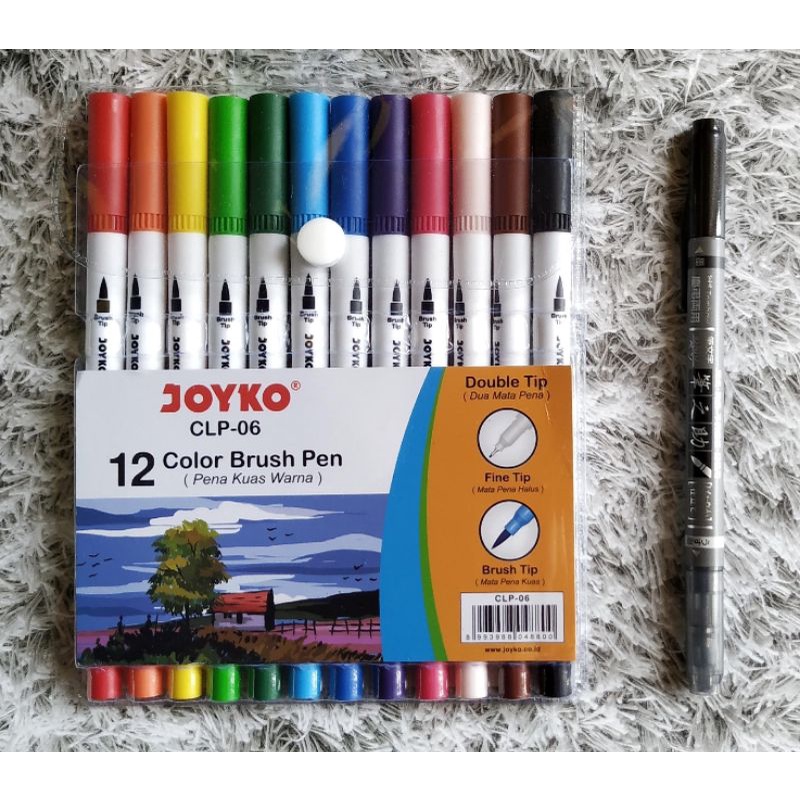 

Joyko Brush Pen 12 Warna