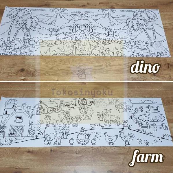 

0 Erasable giant coloring sheet / kertas mewarnai jumbo raksasa bisa dihapus •☈ Buruan Beli ̿̿