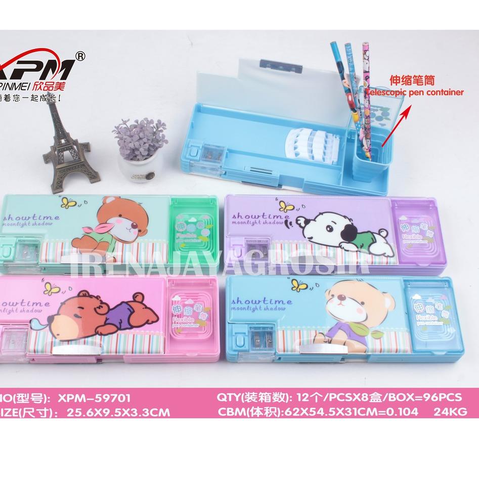 

7JY IRENAJAYAGROSIR - PENCIL CASE KOTAK PENSIL SERUTAN ANAK SEKOLAH MAGNET 2 SISI➘☪ (Ready)Buruan beli ➘