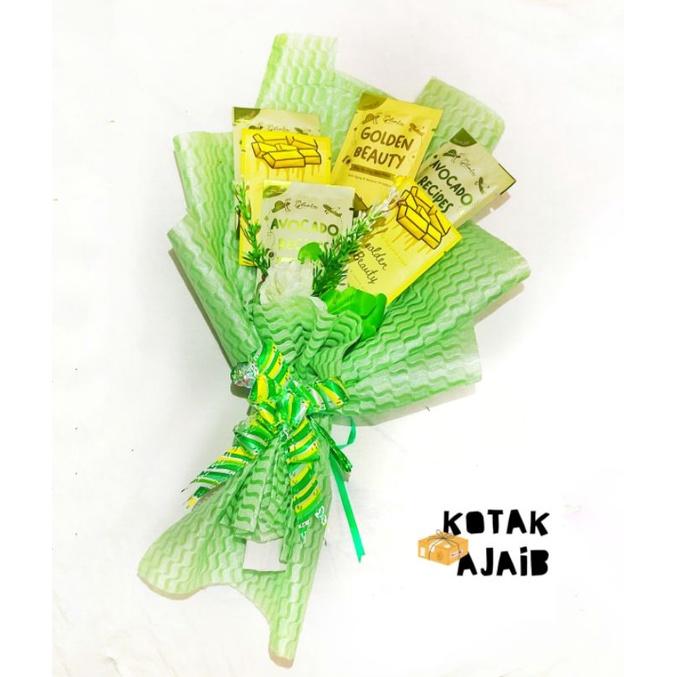 buket masker organik murah