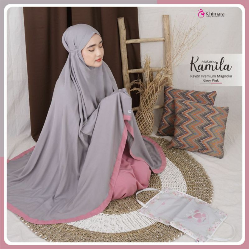 MUKENA KAMILA ORI BRAND KHIMARA