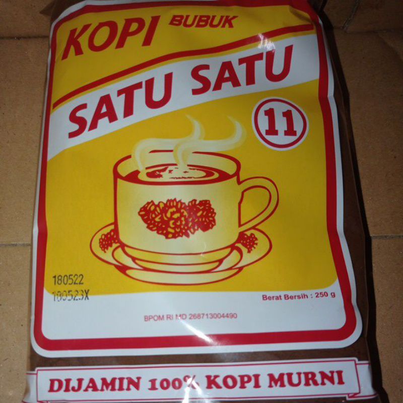 

Kopi Bubuk Satu Satu | 250 gram TERMURAH