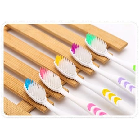 SIKAT GIGI  1 PACK ISI 10 PCS ATAU ECER MURAH TOOTHBRUSH DOUBLE CARE SENSITIVE