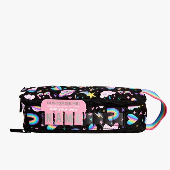 

Smiggle Pencil Case Junior Black Pink Lmates Unicorn Original Asli