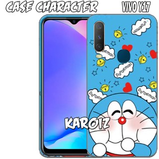 3D Case Vivo Y12 Y15 Y17 Softcase Karakter Hello Kitty Doraemon Stitch